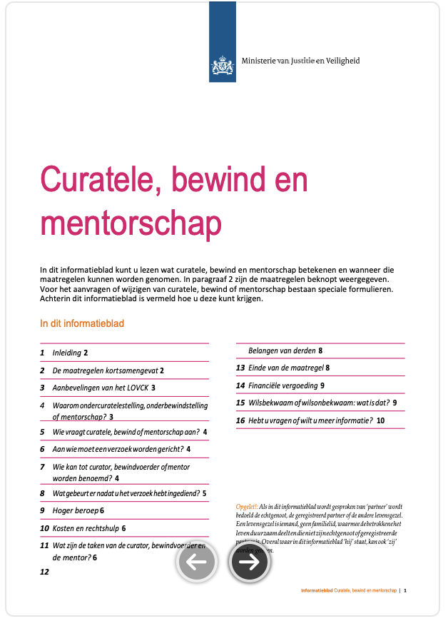 Bewindvoering bij marit