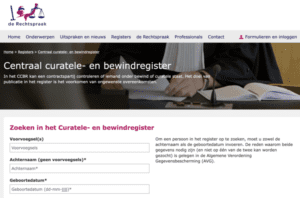 bewindregister